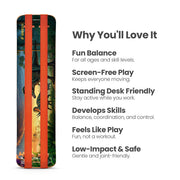 Gibbon Dino SlackBoard plus with text for why you'll love it