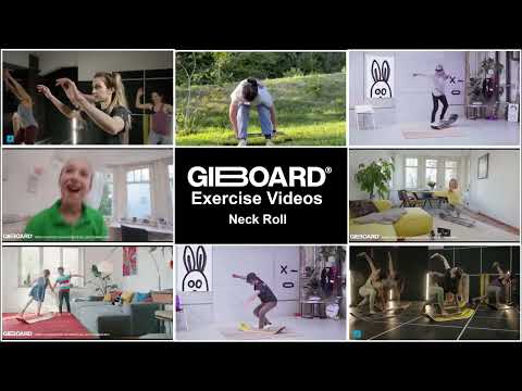 Neck Roll Exercise Demonstration on a GiBoard Balance Board