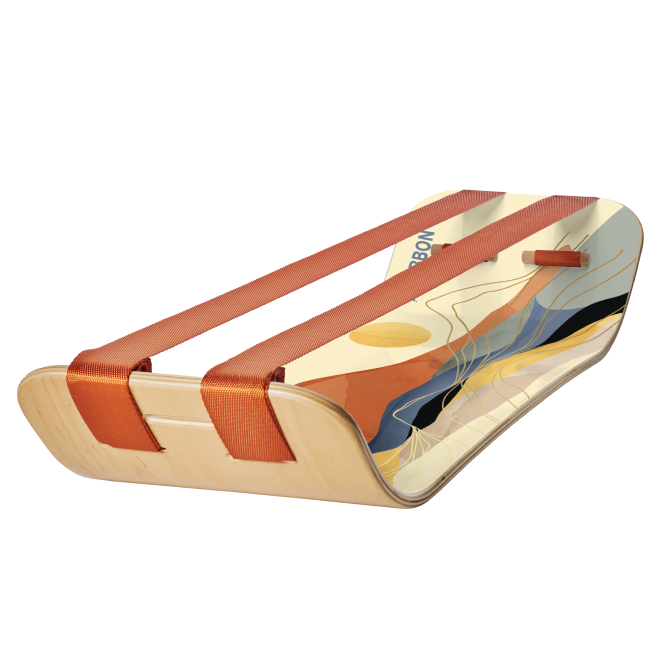 GIBBON SlackBoard Plus - Sunrise, left-angle view